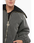 Patou Oversized Denim Jacket with Padding