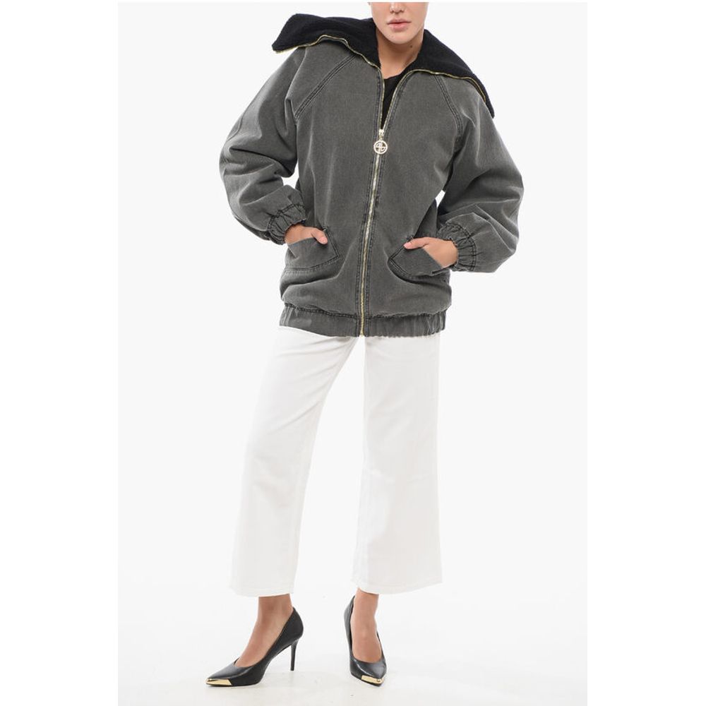 Patou Oversized Denim Jacket with Padding