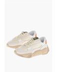 Valentino Fabric and Leather Sneakers with Injected Sole