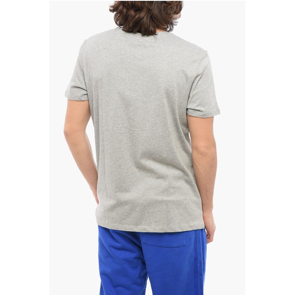 A.P.C. Solid Color Crew-neck T-Shirt with Flocked Logo