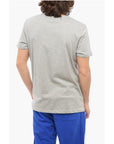 A.P.C. Solid Color Crew-neck T-Shirt with Flocked Logo