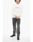 A.P.C. Brushed Cotton TIMOTHY Crew-neck Sweatshirt with Contrasting