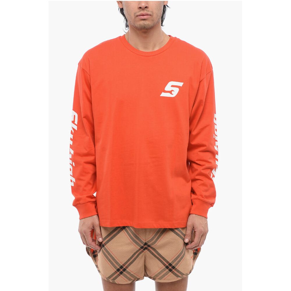 Sky High Farm Long Sleeved Organic Cotton Crewneck T-Shirt