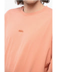 032c Solid Color Organic Cotton Crew-neck T-Shirt with Embroidere
