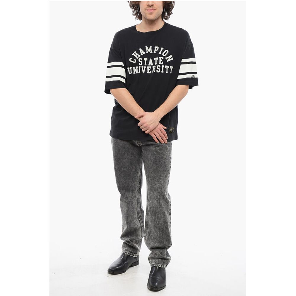 Champion Crew-neck T-Shirt with Contrasting Details