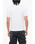 SUNNEI Solid Color HEAD OF FASHION Crew-neck T-Shirt with Contrasti