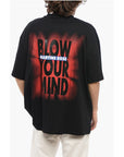Martine Rose Gradient Effect Oversized BLOW YOUR MIND Crew-neck T-shirt