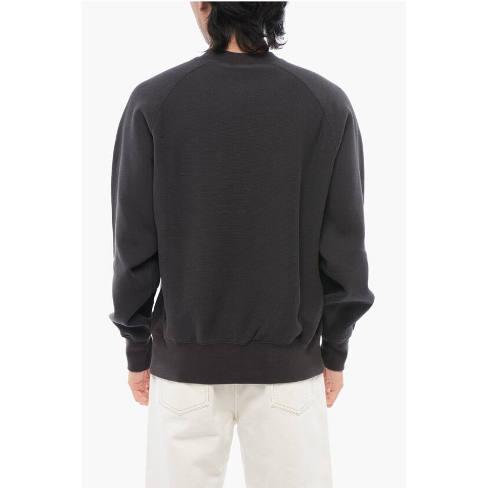 Champion Fleeced-Cotton NEW YORK Crew-Neck Sweatshirt with Embroidery