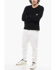 1989 Studio Solid Color Oversized Crewneck Sweater