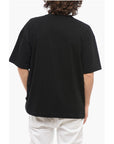 1989 Studio Solid Color Crew-neck T-Shirt with Contrasting Logo