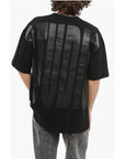 1989 Studio Solid Color Crew-neck T-Shirt with Maxi Logo Printed Tone on