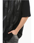 1989 Studio Solid Color Crew-neck T-Shirt with Maxi Logo Printed Tone on
