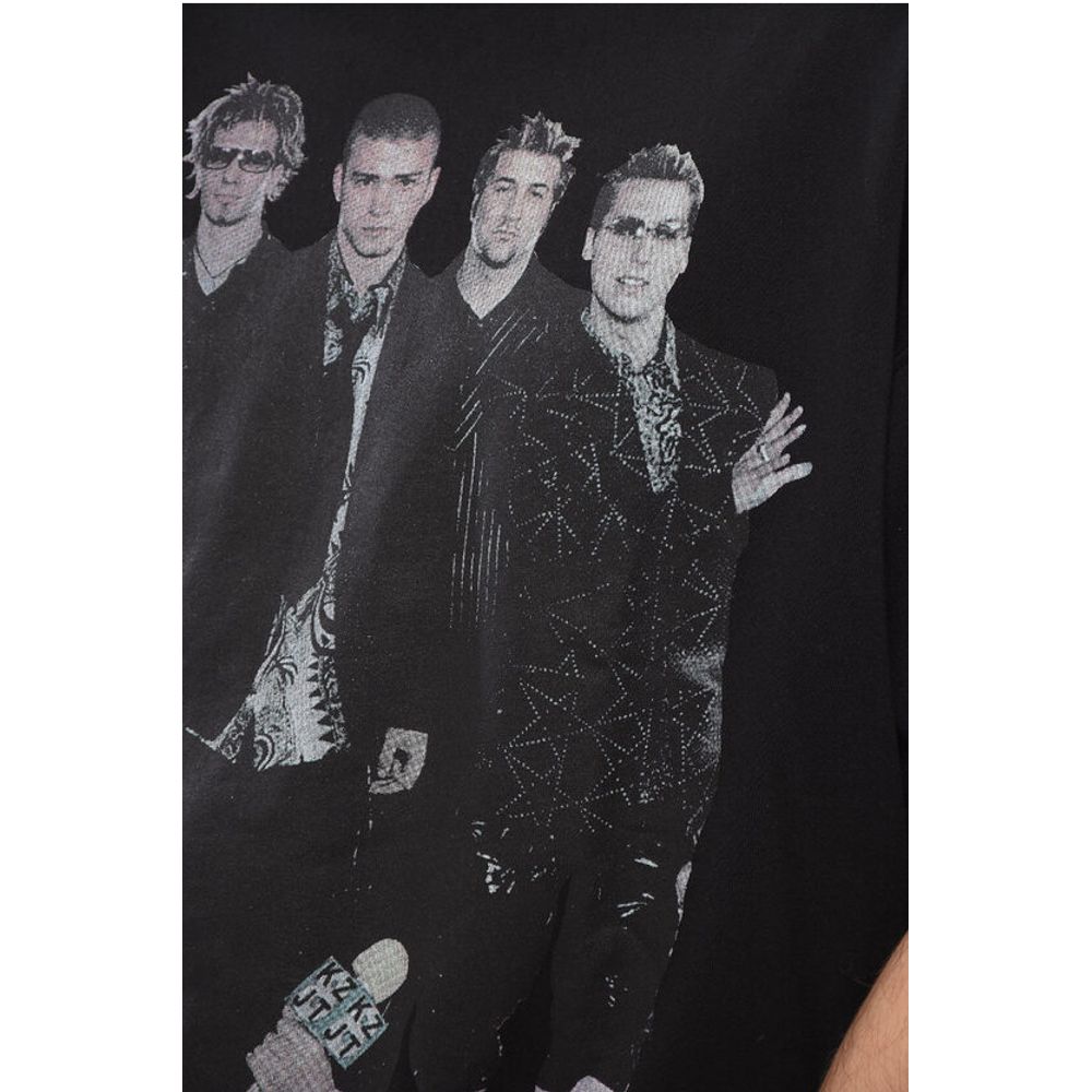 1989 Studio Printed NSYNC INTERVIEW Crew-neck T-Shirt