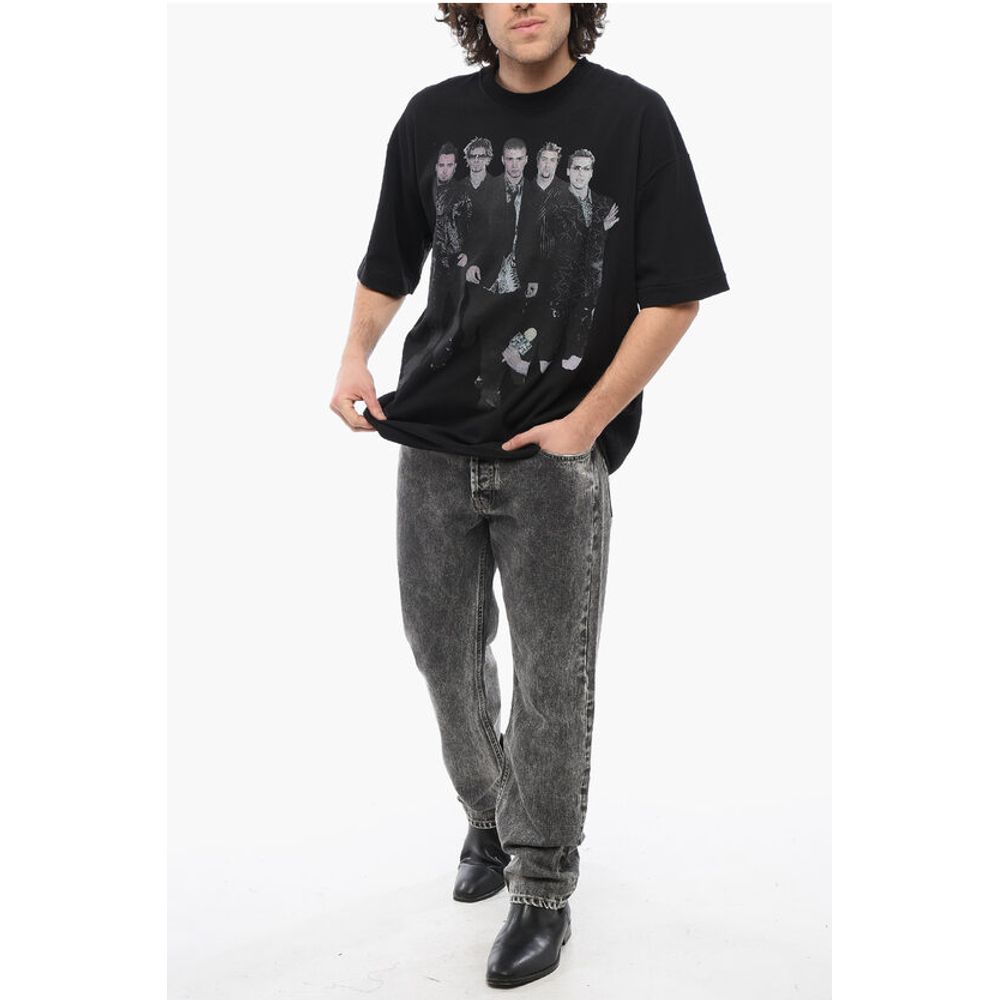 1989 Studio Printed NSYNC INTERVIEW Crew-neck T-Shirt