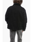 1989 Studio Solid Color Denim Jacket with Double Breast Pocket