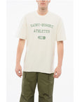 1989 Studio Solid Color SAINT-HONORE ATHLETICS Crewneck T-Shirt with Con