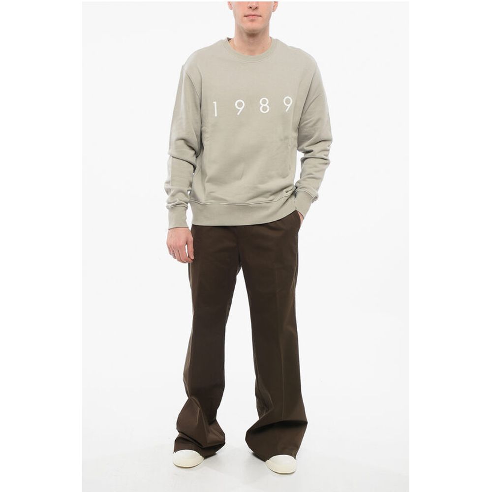 1989 Studio Brushed Cotton Crew-Neck Sweatshirt with Embossed Logo
