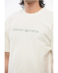 1989 Studio Cotton LEHMAN BROTHERS Crew-neck T-shirt with Back Print