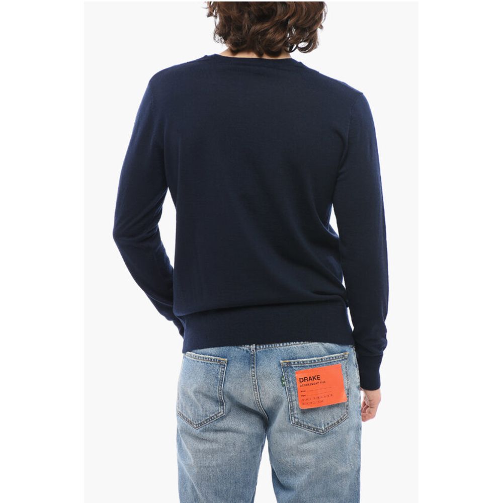 Department 5 Solid Color Merinos Wool SHAM FF Crew-neck Sweater