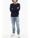Department 5 Solid Color Merinos Wool SHAM FF Crew-neck Sweater
