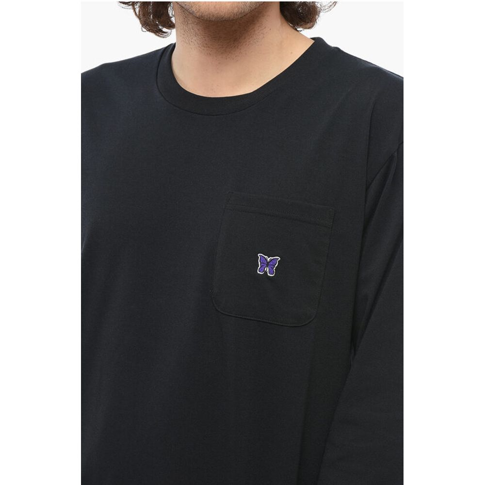 Needles Long Sleeved Crewneck T-Shirt with Breast Pocket