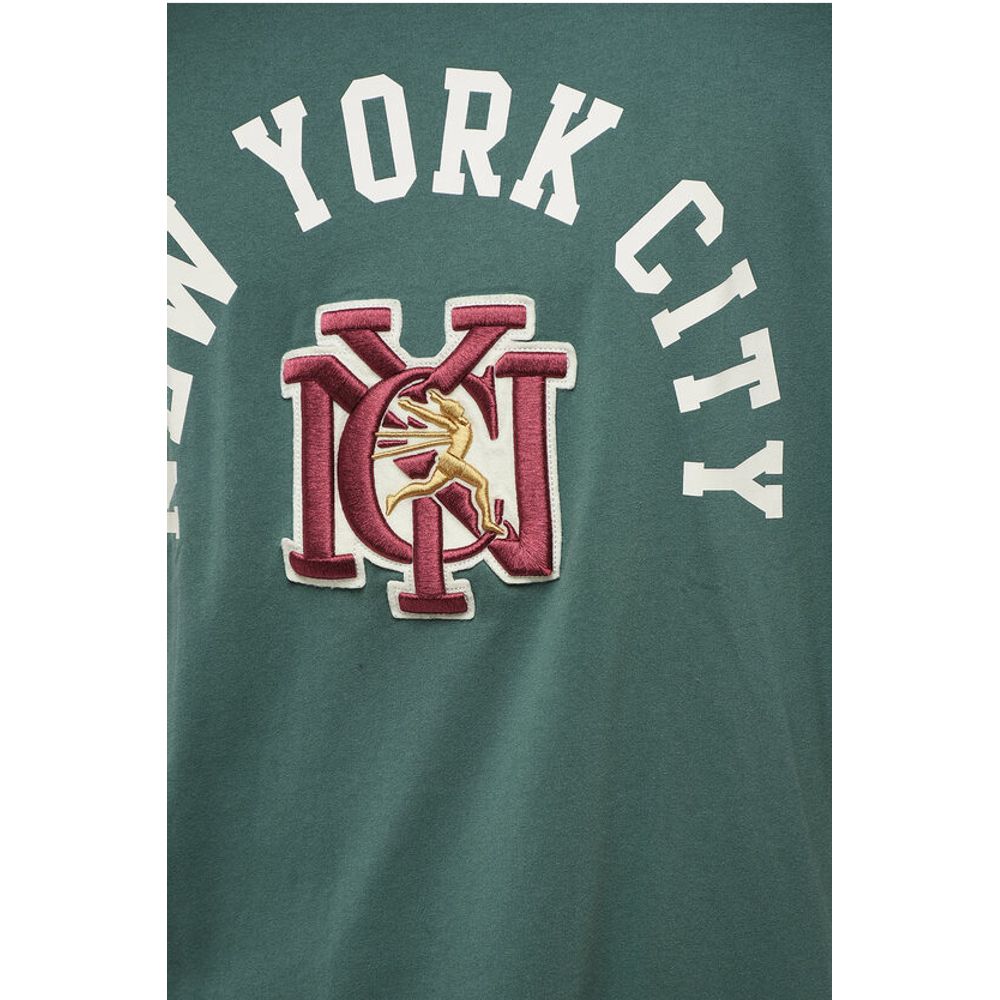 Champion Cotton NEW YORK CITY Crew-neck T-shirt with Maxi Embroidery
