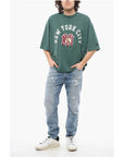 Champion Cotton NEW YORK CITY Crew-neck T-shirt with Maxi Embroidery