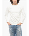 Champion Solid Color Cotton Crew-neck Sweatshirt