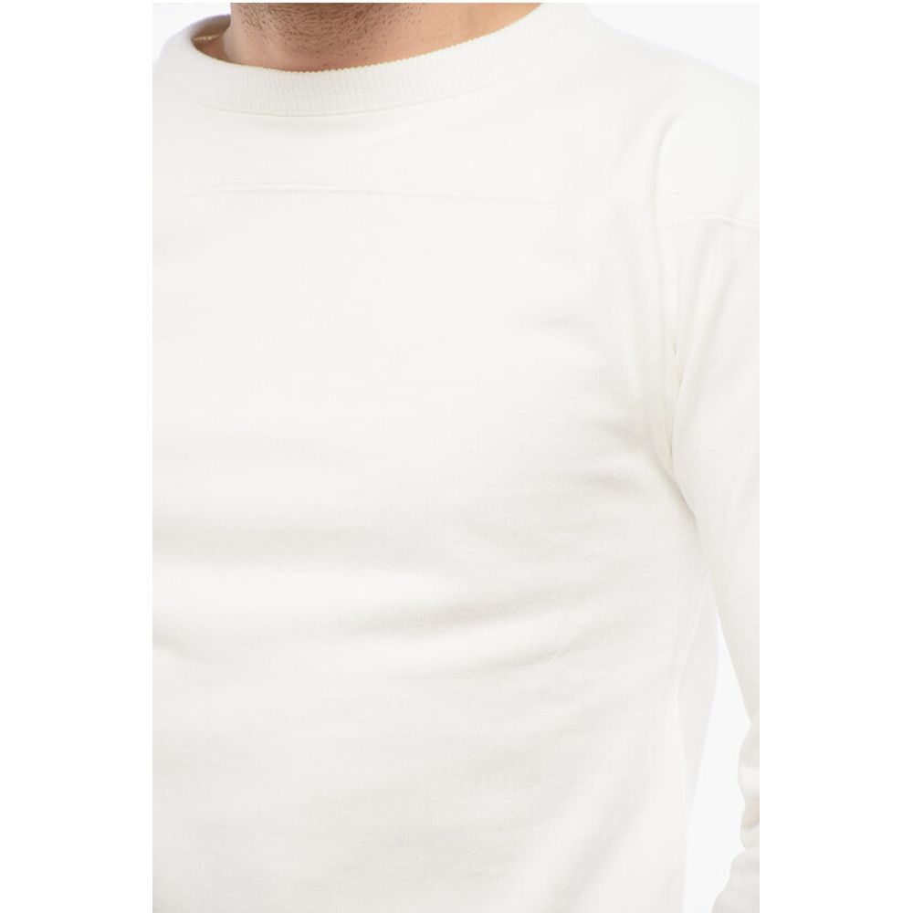 Champion Solid Color Cotton Crew-neck Sweatshirt