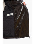 Dior Craquelé Leather Jacket with Side Zip