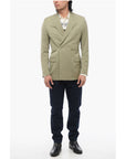 Dior Wool Double Breasted Blazer With Peak Lapel