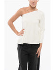 ArchivioB One-Shoulder Sweater With Flared Hem