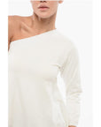 ArchivioB One-Shoulder Sweater With Flared Hem