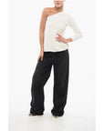 ArchivioB One-Shoulder Sweater With Flared Hem