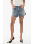 Department 5 Denim JERRY Shorts with Visible Stitching