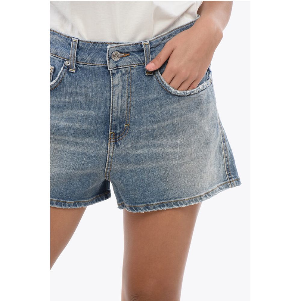 Department 5 Denim JERRY Shorts with Visible Stitching