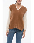 Department 5 Sleeveless V-Neck Merinos Wool and Cashmere RYNIS Sweater