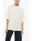 HALFBOY Cotton Crew-Neck T-shirt With Logo-Print