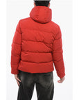 Aspesi Hooded Quilted Down Jacket with Front Zip