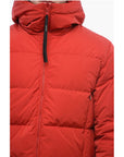 Aspesi Hooded Quilted Down Jacket with Front Zip