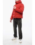 Aspesi Hooded Quilted Down Jacket with Front Zip