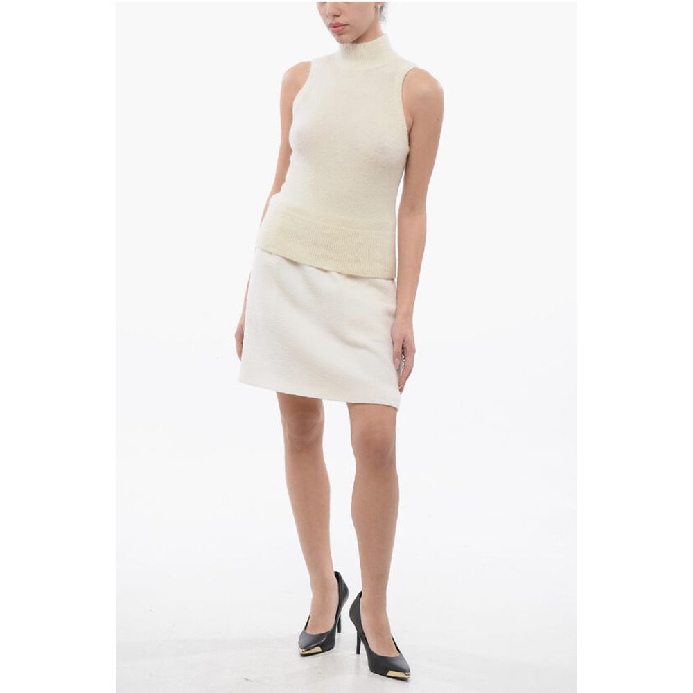 Patou Wool Turtle Neck Sleeveless Sweater