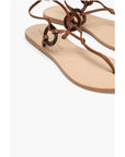 Manebi ALEX RIVIÈRE Leather Lace-Up Sandal with Detail