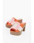 Viktor & Rolf MELISSA Rubber BLOSSOM Mules with Maxi Buckle 10cm