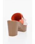 Viktor & Rolf MELISSA Rubber BLOSSOM Mules with Maxi Buckle 10cm