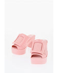 Viktor & Rolf MELISSA Rubber BUCKLE UP Mules with Maxi Buckle 10cm
