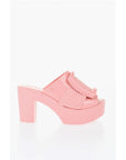 Viktor & Rolf MELISSA Rubber BUCKLE UP Mules with Maxi Buckle 10cm
