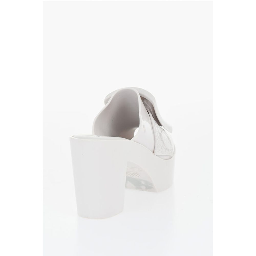 Viktor & Rolf MELISSA Rubber BUCKLE UP Mules with Maxi Buckle 10cm