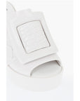 Viktor & Rolf MELISSA Rubber BUCKLE UP Mules with Maxi Buckle 10cm