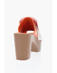 Viktor & Rolf MELISSA Rubber BUCKLE UP Mules with Maxi Buckle 10cm